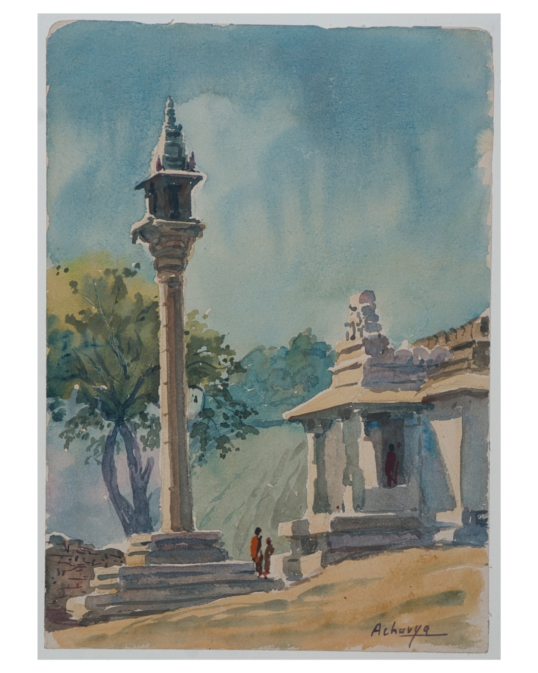 Chalukyan Temple Pillar